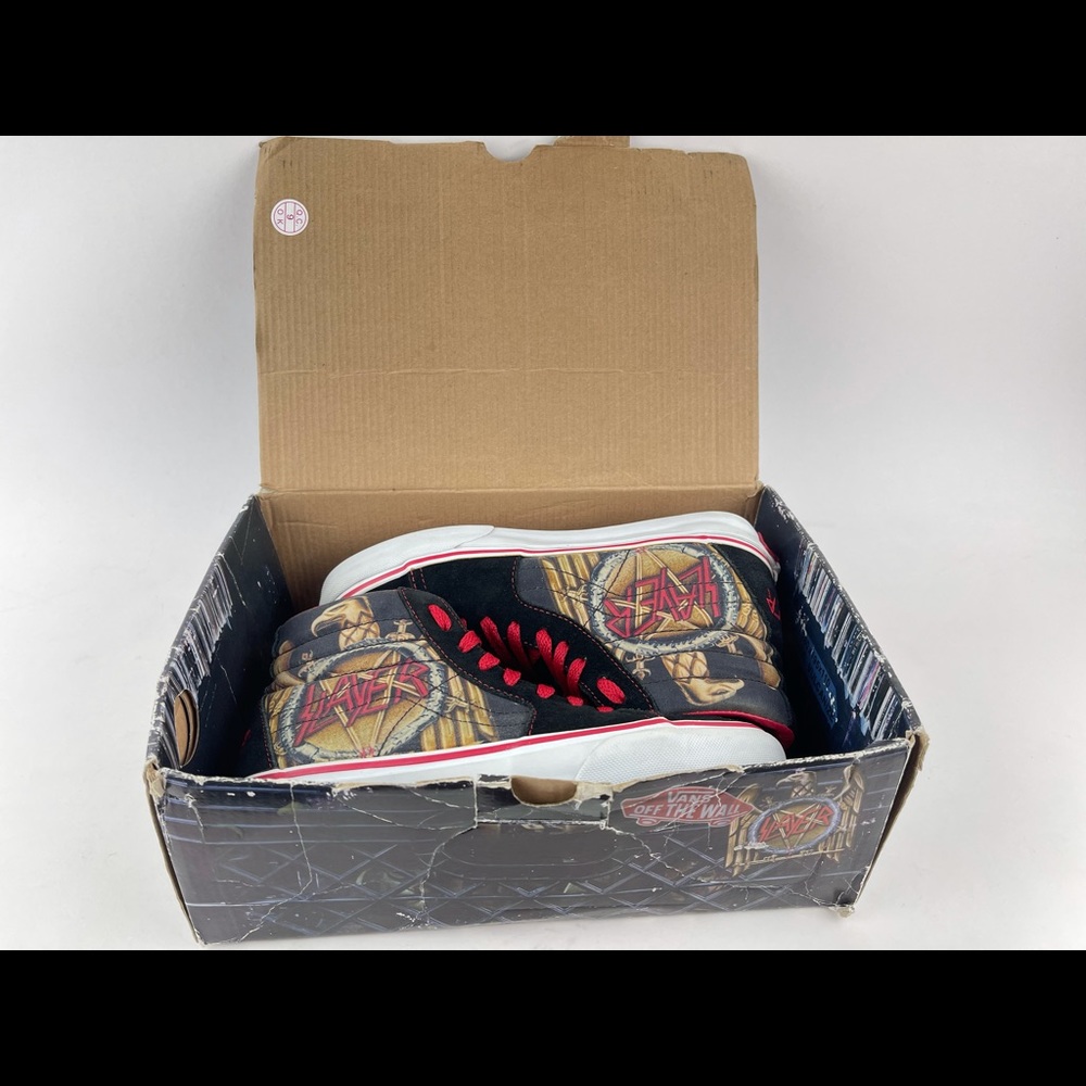 Slayer Vans X Sk8 Hi Skate Shoe MENS SIZE 5 Mens - Picture 14 of 16